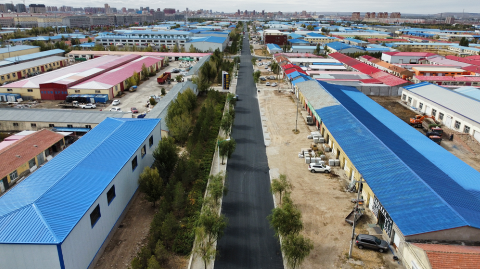 升级改造！锡林浩特市建材绒毛园区改造工程顺利完工